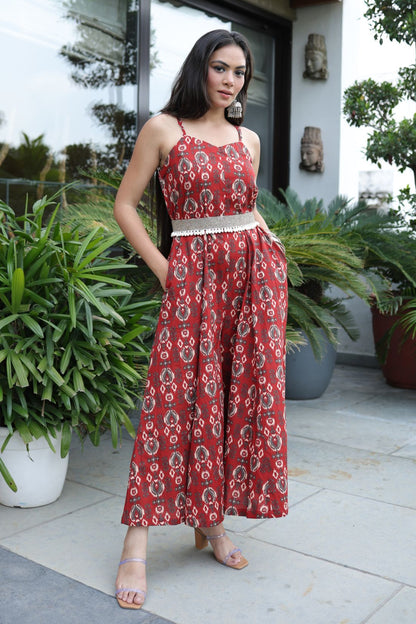 ELENA FLARED JUMPSUIT