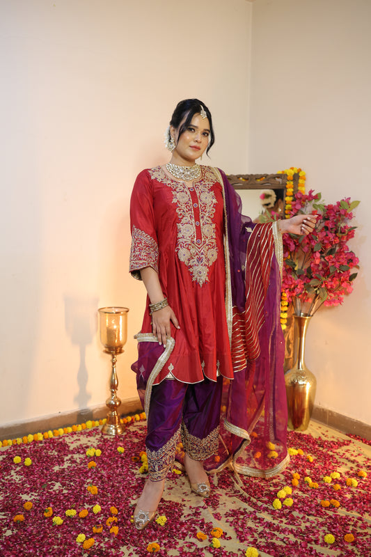 Pure Silk Suit Set