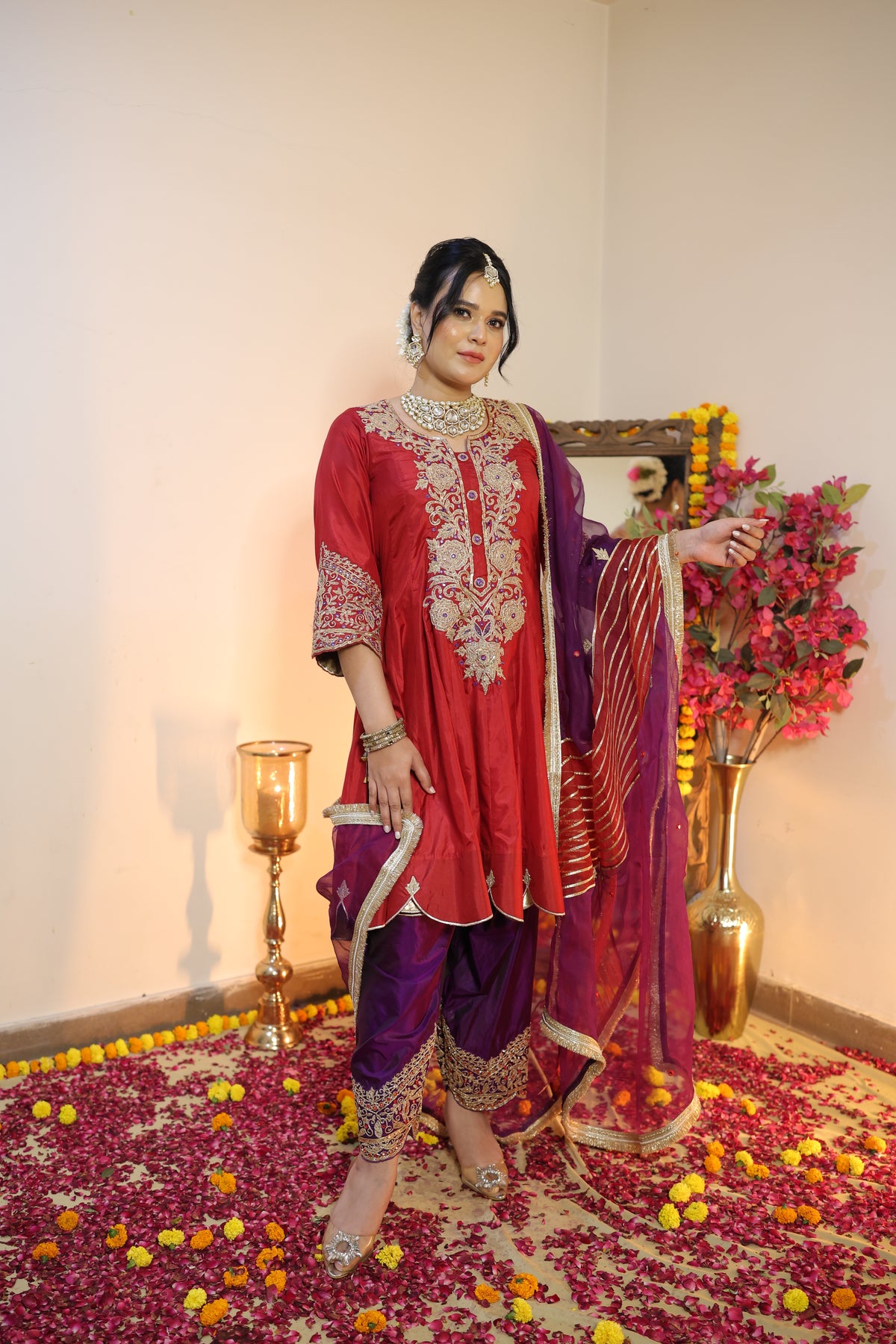 Pure Silk Suit Set