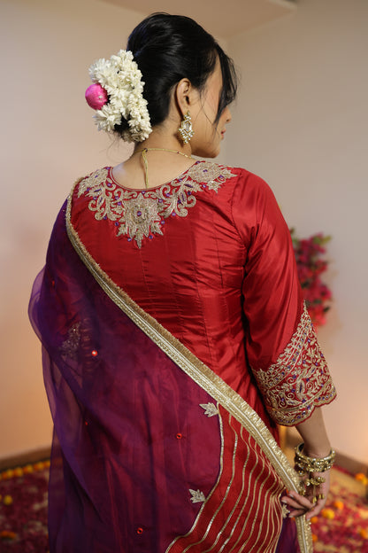 Pure Silk Suit Set