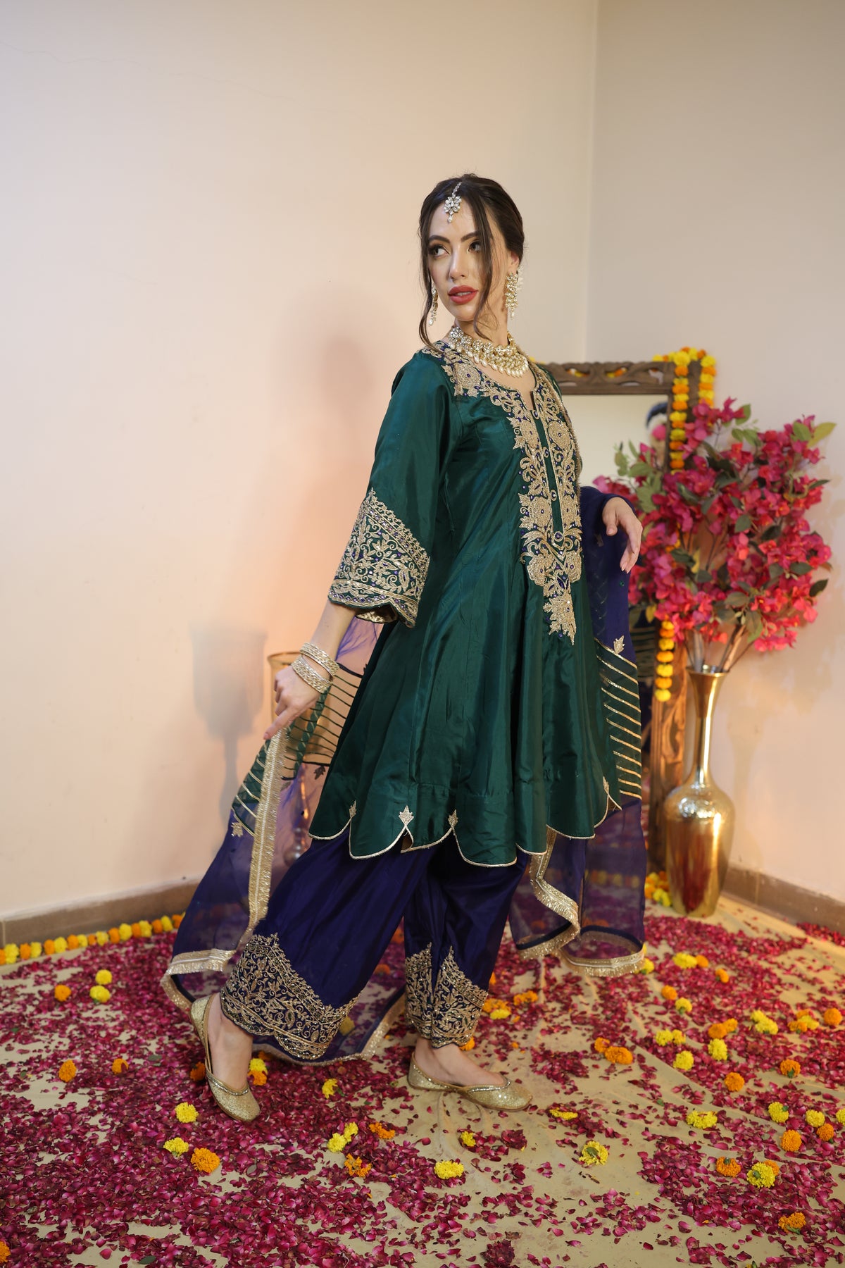 Pure Silk Suit Set