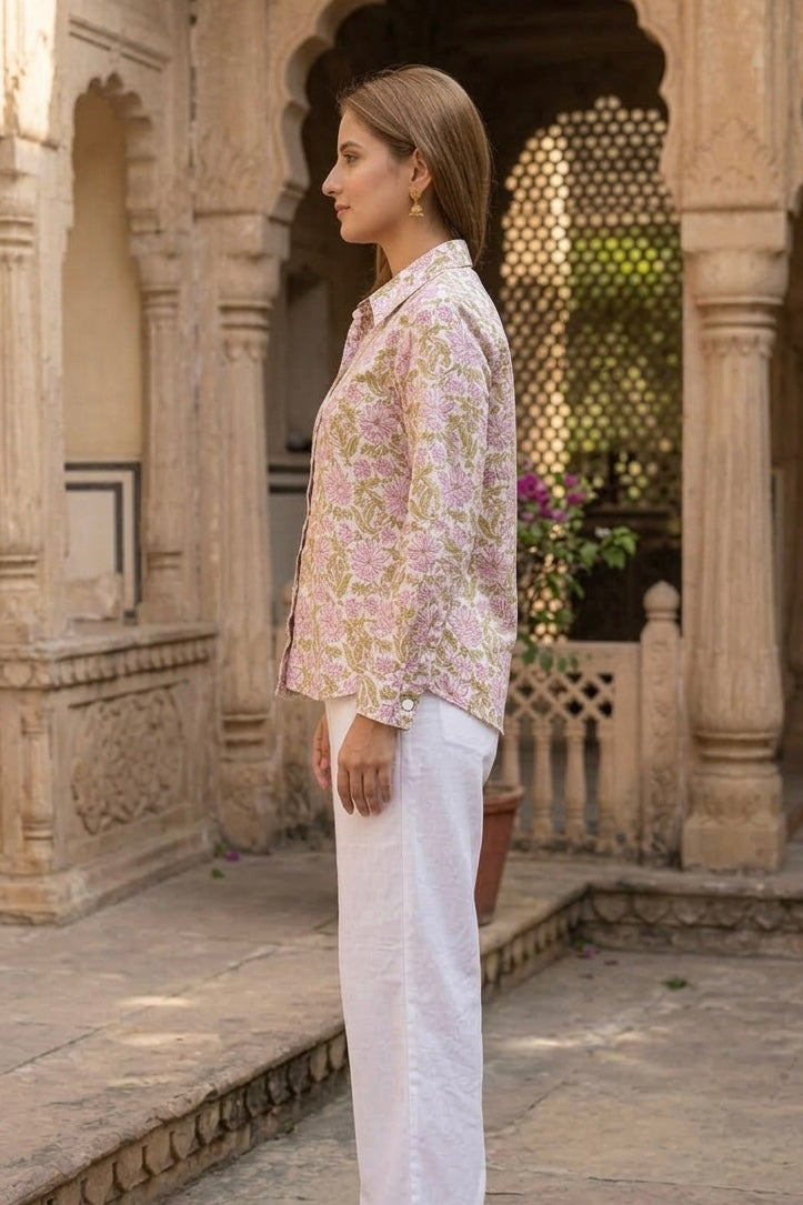 HAND BLOCK PRINTED SHIRTS