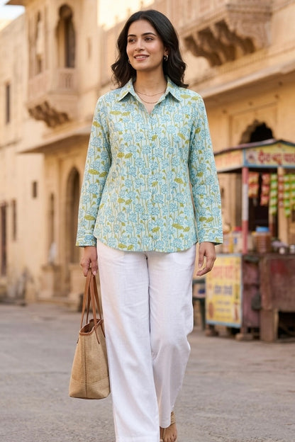 HAND BLOCK PRINTED SHIRTS