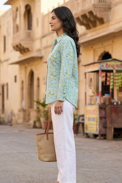 HAND BLOCK PRINTED SHIRTS