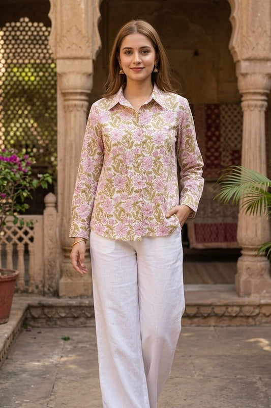 HAND BLOCK PRINTED SHIRTS