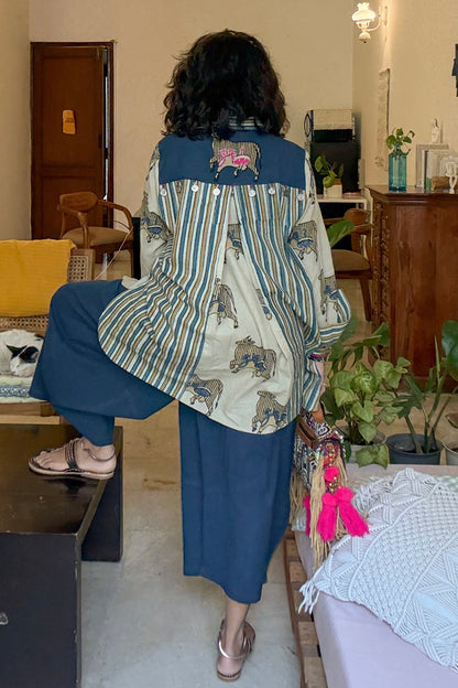 AJRAKH PURE COTTON SHIRT