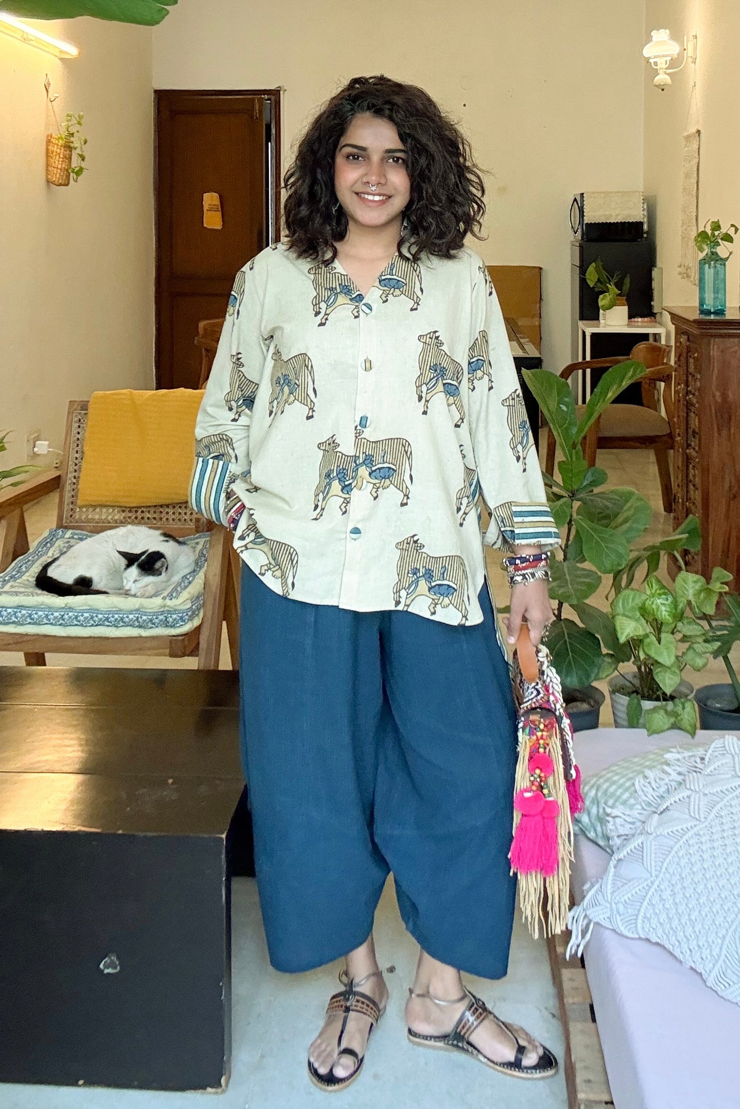 AJRAKH PURE COTTON CO-ORD SET