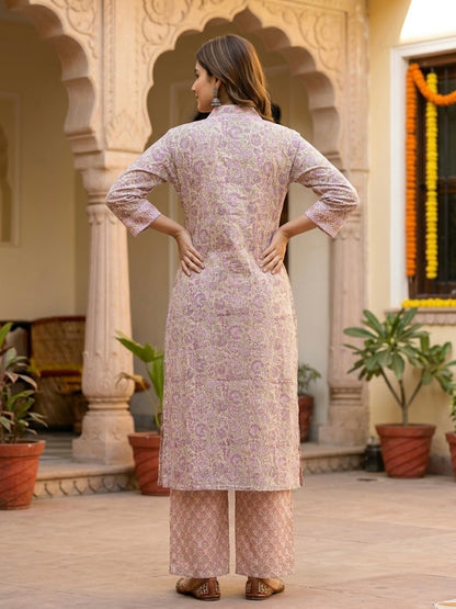 HAND BLOCK PRINTED CO-ORD SET