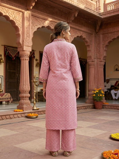 HAND BLOCK PRINTED CO-ORD SET