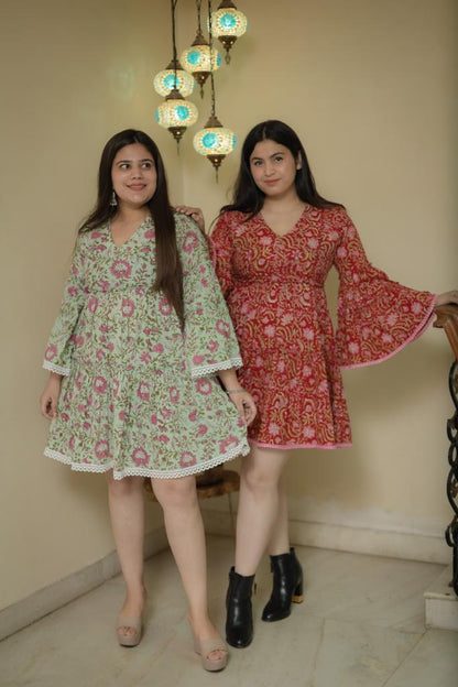 Handblock Printed Dress