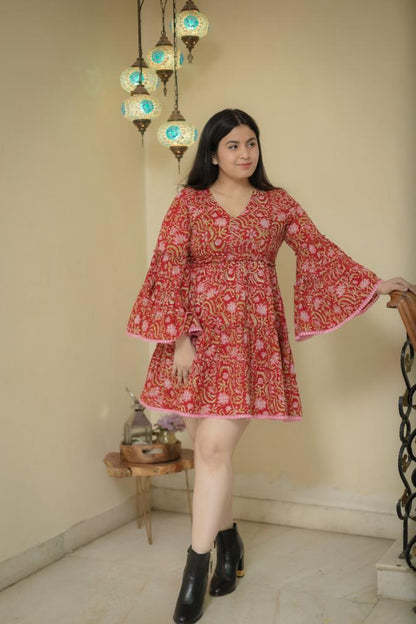 Handblock Printed Dress